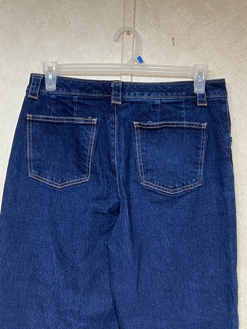 Talbots straight ankle cuff jeans in Warren wash 2025 wide leg - Picture 7 of 12